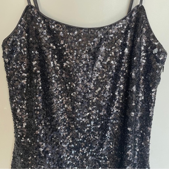 Soprano black sequin mini dress size small - Picture 5 of 8